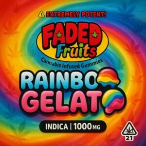 Faded Fruits Rainbow Gelato 1000mg