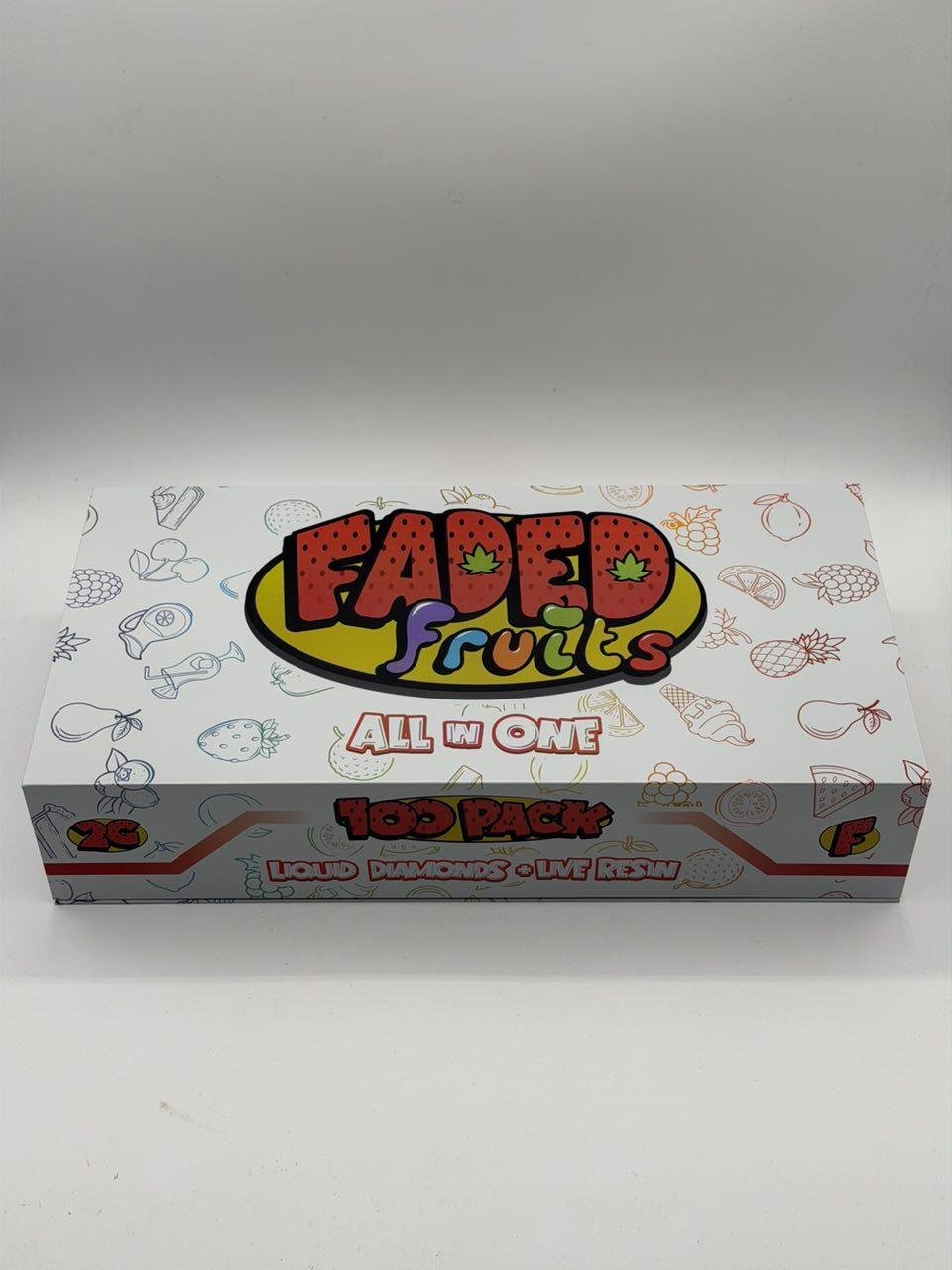 Faded Fruits 2G Disposable Cart 100 Carts - Image 3