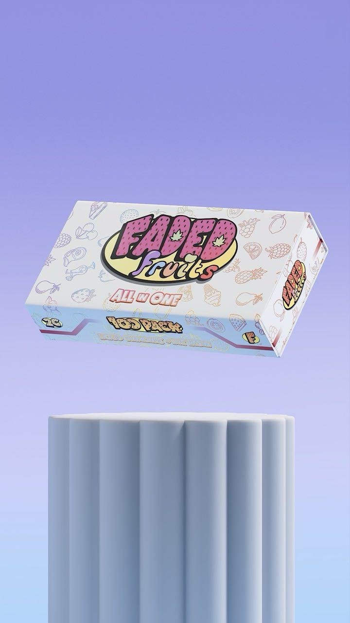 Faded Fruits 2G Disposable Cart – 1000 Carts - Image 4