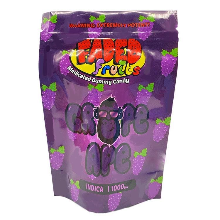 Faded Fruits Gummies 1000mg 10 Packs – Premium THC Edibles at Wholesale Prices